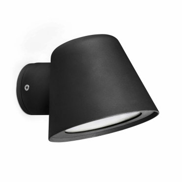 Faro Gina - wandverlichting - 11,5 x 15 x 9 cm - IP44 - mat zwart