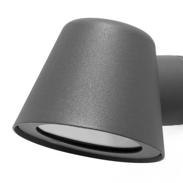 Faro Gina - wandverlichting - 11,5 x 15 x 9 cm - IP44 - donkergrijs