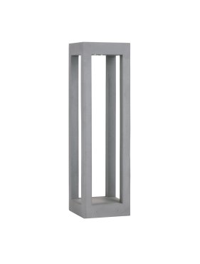 Nova Luce Bev - tuinpaal - 20 x 70 x 20 cm - 5W LED incl. - IP65 - grijs