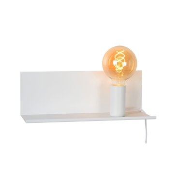Lucide Sebo - wandlamp met schakelaar - 35 x 12 x 12 cm - wit