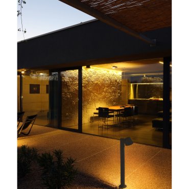 Faro Gina - tuinpaal - 11,5 x 11 x 70 cm - IP44 - donkergrijs