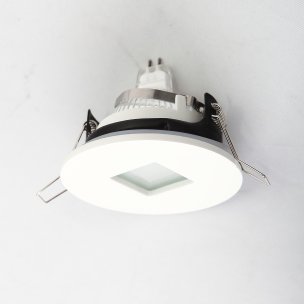 Maxlight H0042 - inbouwspot 1L - Ø 85 mm, Ø 70 mm inbouwmaat - IP65 - wit