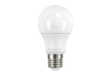 Integral LED-lamp - Ø 6 x 10,8 cm - E27 - 8,6W niet dimbaar - 2700K - melkglas