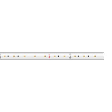 KLUS LED strip - 1cm breed, 500cm lengte - 24Vdc - dimbaar - 4,8W LED per meter - 70 LEDs per meter - IP65