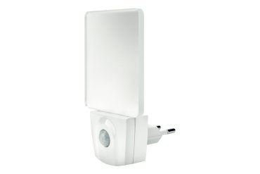 Integral led Nightlight - nachtlampje - 11,4 x 6,5 x 7,6 cm - met dag en nachtsensor + bewegingssensor - wit en transparant