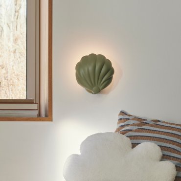 Nordlux Konchi - wandverlichting - 20 x 20,5 x 10,5 cm - groen