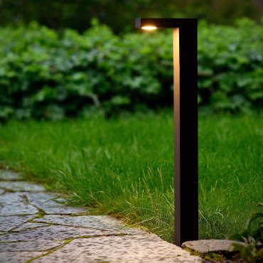 Lucide Texas I - tuinpaal - 6 x 15 x 60 cm - 6W LED incl. - IP54 - antraciet