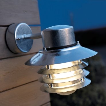 Nordlux Vejers Down - buiten wandverlichting - 22 x 23 cm - IP54 - gegalvaniseerd staal