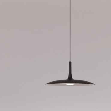 Nova Luce Lisi - hanglamp - Ø 45 x 180 cm - 16W LED incl. - mat zwart