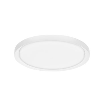 Nova Luce Troy - plafondverlichting - Ø 56 x 7,5 cm - 50W dimbare LED incl. - mat wit