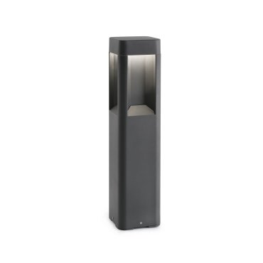 Faro Naya - tuinpaal - 12 x 12 x 50 cm - 8W LED incl. - IP65 - donkergrijs