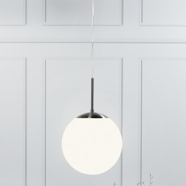 Nordlux Cafe - hanglamp - Ø 30 x 224 cm - opaal wit