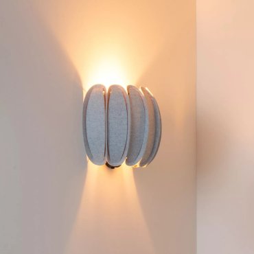 Lucide Spencer - wandlamp - 24 x 15 x 24 cm - grijs