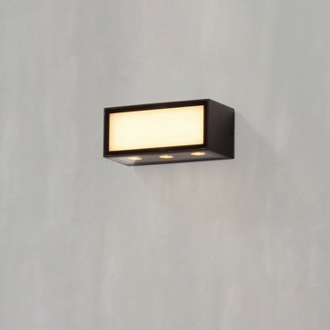 Nova Luce Inga - buiten wandverlichting - 15,3 x 6,5 x 7,3 cm - 11W LED incl. - IP65 - donker antraciet