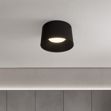 Nova Luce Atil - plafondlamp - Ø 50 x 30 cm - 35W LED incl. - zandzwart