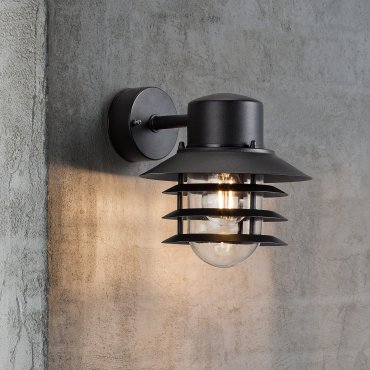 Nordlux Vejers Down - buiten wandverlichting - 22 x 23 cm - IP54 - zwart