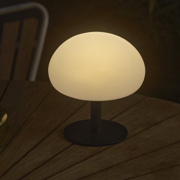Nordlux Sponge - tafellamp - oplaadbaar via USB-kabel - Ø 20 x 21,5 cm - 3 stappen Moodmaker functie - 4,8W LED incl. - IP65 - wit
