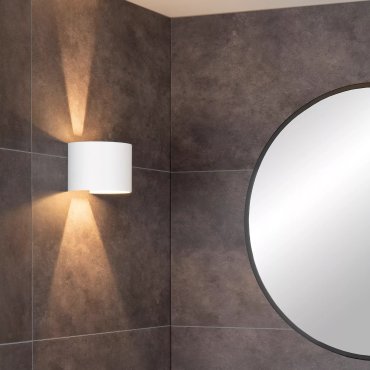 Lucide Axi Rond - wandverlichting met 2 regelbare lichtbundels - 13,5 x 11,5 x 10 cm - 6W LED incl. - wit
