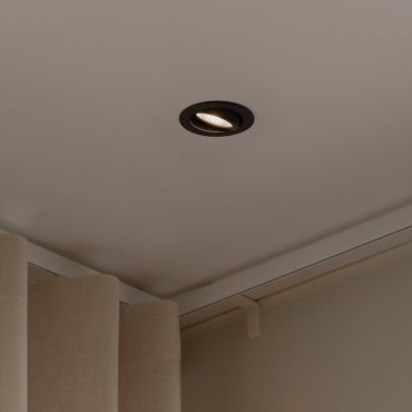 Nordlux Monolo 3-Kit - inbouwspot - Ø 82 mm, Ø 68 mm inbouwmaat - 3 stappen dimbare - 4,8W LED incl. - zwart