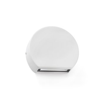 Faro Pill - wandverlichting - 10 x 3 x 8,5 cm - 4W LED incl. - IP54 - mat wit