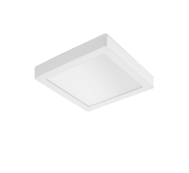 Century Italia PL-Quadro - wand- en plafondlamp - 22,5 x 22,5 x 3,2 cm - 18W LED incl. - wit