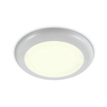 ONE Light Surface/Recessed Panels Adjustable Cut Out Hole - plafondverlichting - Ø 23,5 x 1,7 cm - 16W LED incl. - wit - warm witte lichtkleur