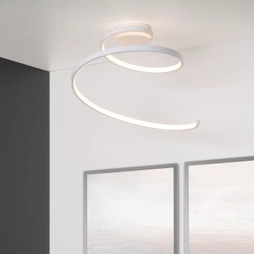 Lucide Maxence - Ø 46 x 35 cm - 24W LED incl. - 3 stappen dimbaar - wit