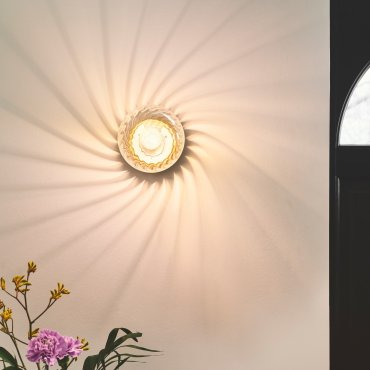 Nordlux Chisell - wandlamp - Ø 15 x 18 cm - messing