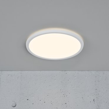 Nordlux Oja - plafondverlichting - Ø 29,4 x 2,3 cm - 3 stappen dimmer (3000K-4000K) - 18W LED incl. - wit