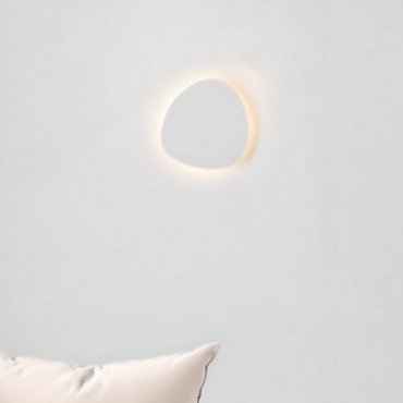 Nova Luce Atena - wandlamp - 19,9 x 19,1 x 3,5 cm - 8W LED incl. - zandwit