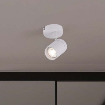 Nova Luce Alma - opbouwspot 1L - Ø 8 x 13 cm - IP44 - zandwit