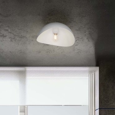 Nova Luce Opsi - plafondlamp - Ø 30 x 15 cm - zandwit