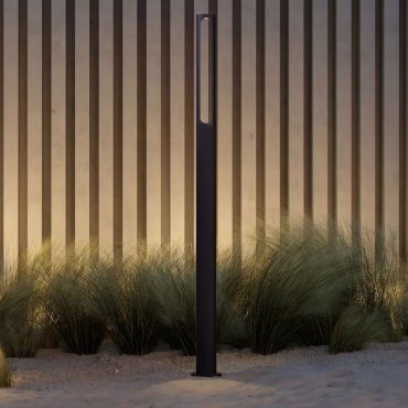 Nova Luce Dira - tuinpaal - 11,5 x 200 x 6,5 cm - 11W LED incl. - IP65 - donker antraciet