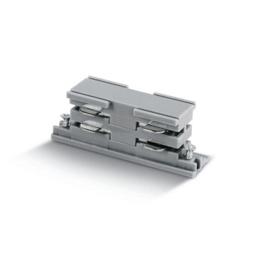 ONE Light Square Track Accessories - connector - 3-fase railsysteem - 16A - gray