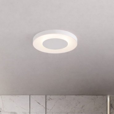 Nova Luce Pada - plafondlamp - Ø 40 x 5 cm - 25W dimbare LED incl. - zandwit