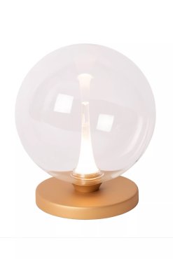 Lucide Gisela - tafellamp - Ø 16 x 17,5 cm - 4W LED incl. - transparant