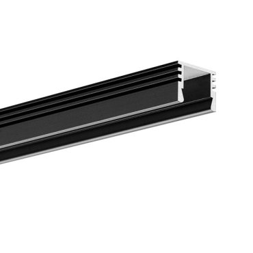 KLUS PDS-4-ALU - LED profiel - 1,3 x 1 cm - 200cm lengte - zwart