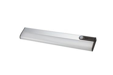 Integral LED SensorLux - kastverlichting met bewegingssensor en oplaadbare batterij - 26,1 x 1,4 x 4,5 cm - 1,2W LED incl. - aluminium