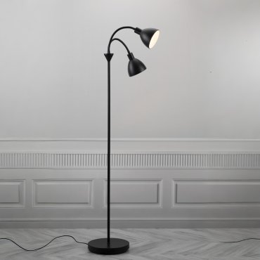 Nordlux Ray 12 - staanlamp - 155 cm -  zwart