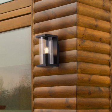 Nova Luce Adoray - buiten wandverlichting - 10 x 19,7 x 14,2 cm - IP65 - donker antraciet