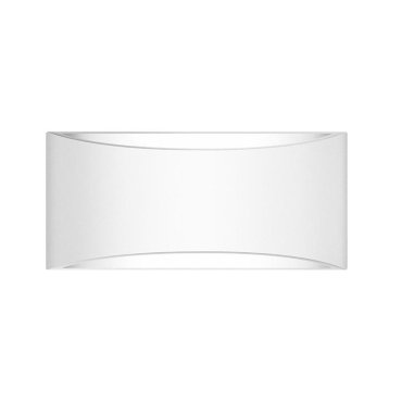 Nova Luce Otello - wandverlichting - 30 x 9,5 x 14 cm - wit gips
