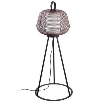 Faro Nara - vloerlamp - 56 x 120 x 46 cm - IP65 - roestbruin