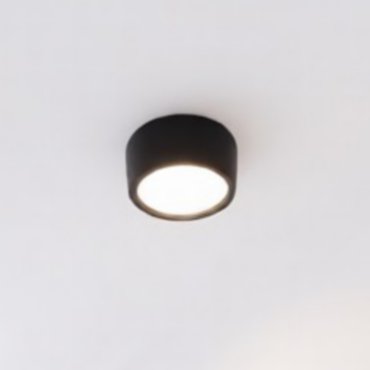Nordlux Fallon - opbouwspot 1L - Ø 10 cm - 4 stappen Moodmaker functie - 5,5W dimbare LED incl. - zwart