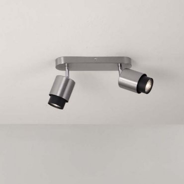 Nova Luce Ison - opbouwspot 2L - 40 x 17 x 14 cm - satijn nickel