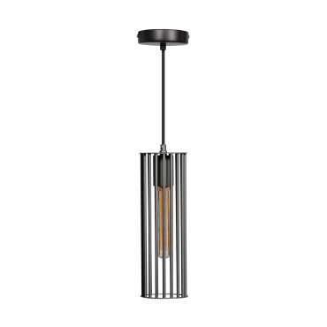 ETH Birdy - hanglamp - Ø 30 x 150 cm - zwart
