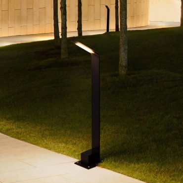 Nova Luce Vel - tuinpaal - 9,5 x 61 cm - 7W LED incl. - IP65 - zandzwart