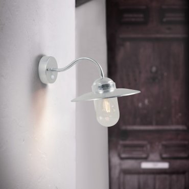 Nordlux Luxembourg Sensor - buiten wandverlichting met bewegingsdetector - 26 x 27 x 47 cm - IP54 - gegalvaniseerd staal