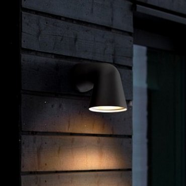 Nordlux Front Single - buiten wandverlichting - 11,8 x 15,6 cm - IP44 - zwart