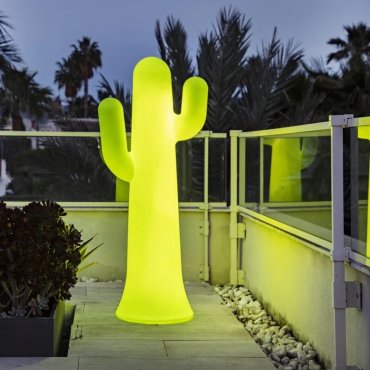 New Garden Panchito - buiten vloerlamp - 61 x 43 x 140 cm - 18W LED incl. - IP65 - groen - koud witte lichtkleur