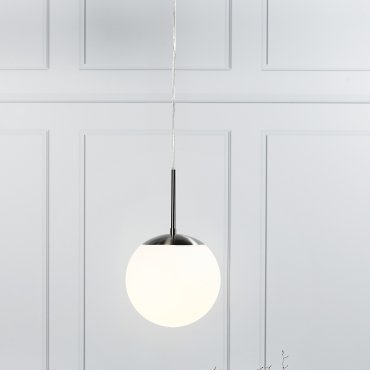 Nordlux Cafe - hanglamp - Ø 25 x 218 cm - opaal wit